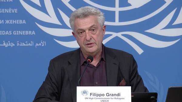 UNHCR Grandi Reax on Gaza, US, European elections - 10 June 2024