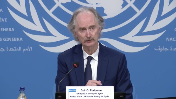 Press Conference: Geir O. Pedersen, Special Envoy for Syria