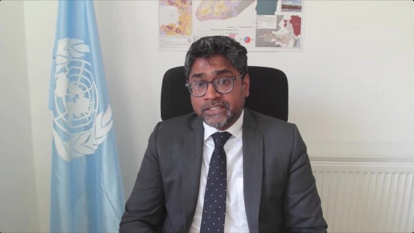 UN Human Rights Spokesperson Thameen Al-Kheetan and Ajith Sunghay head of office for the Occupied Palestinian territory on Israeli air strikes and shelling.